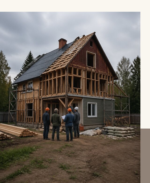 Реконструкция дачного дома в Наро-Фоминске под ключ с проектом