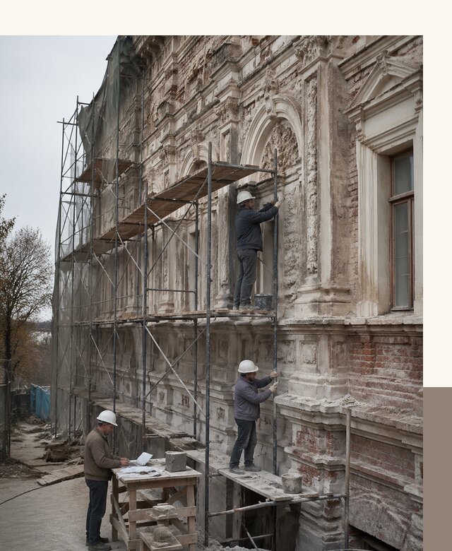 Реставрация объектов культурного наследия под ключ в Наро-Фоминске