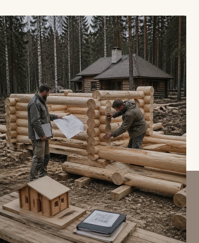 Проектирование и строительство домов из бревна в Наро-Фоминске