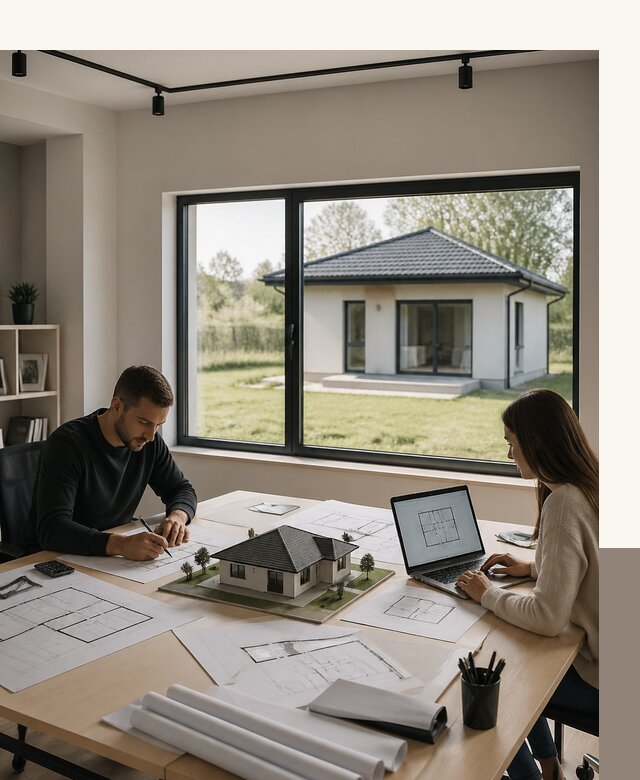 Проектирование одноэтажных домов 8 на 7 под ключ в Наро-Фоминске